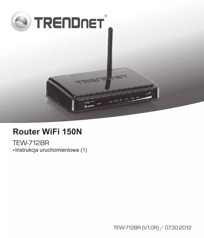 Mode d'emploi TRENDNET TEW-712BR