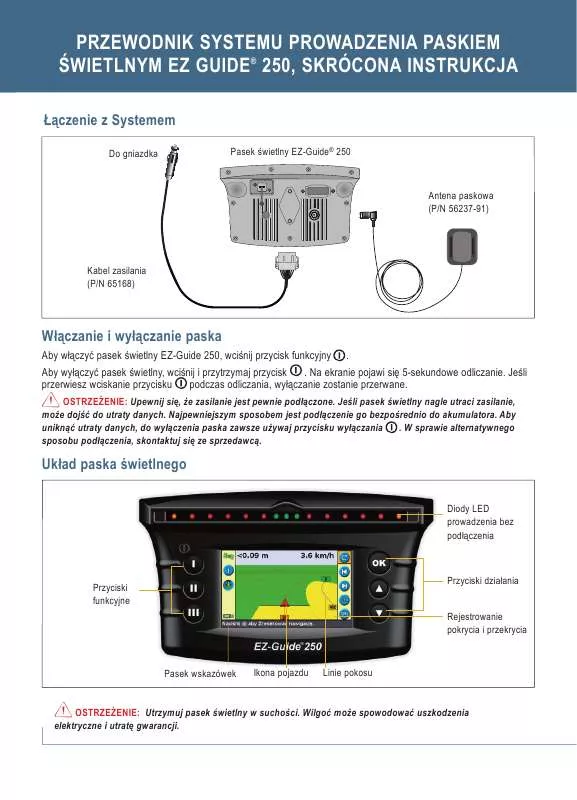 Mode d'emploi TRIMBLE EZ-GUIDE 250