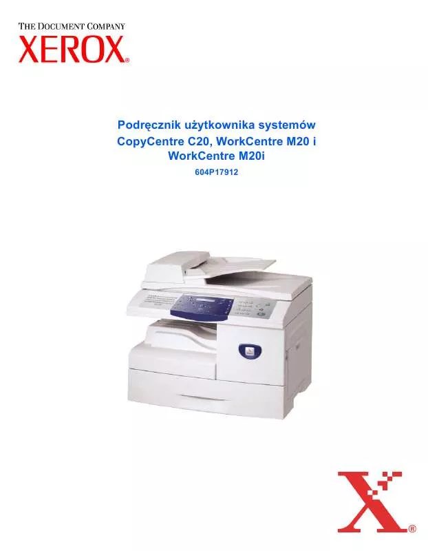 Mode d'emploi XEROX COPYCENTRE C20