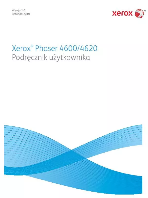 Mode d'emploi XEROX PHASER 4600