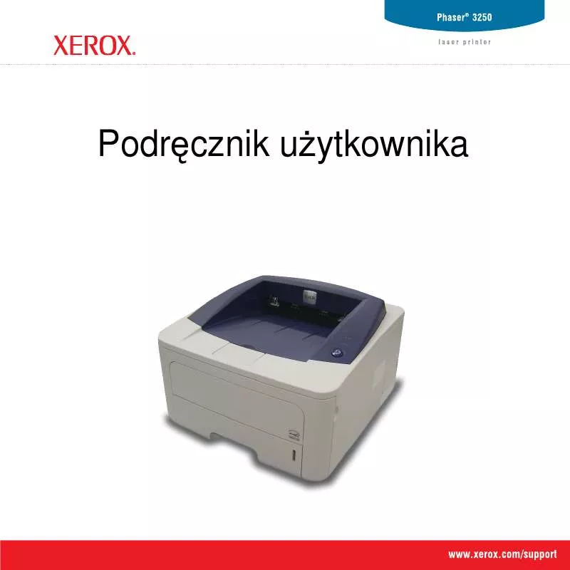 Mode d'emploi XEROX PHASER 3250