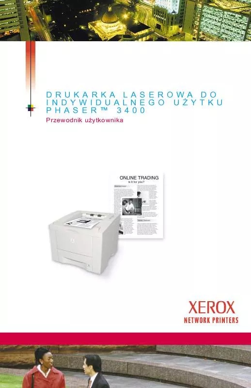 Mode d'emploi XEROX PHASER 3400