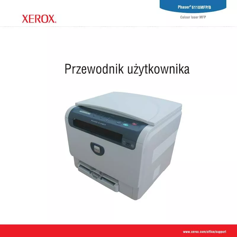 Mode d'emploi XEROX PHASER 6110MFP