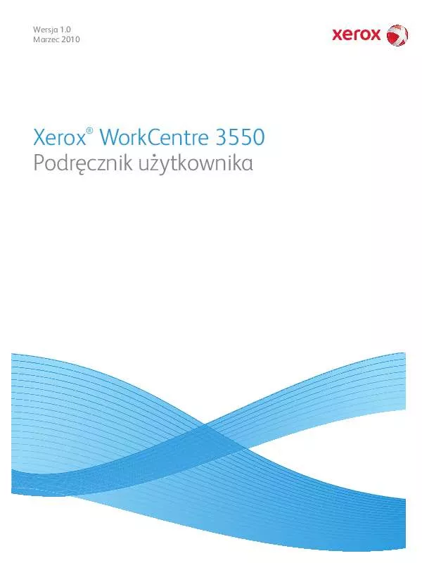 Mode d'emploi XEROX WORKCENTRE 3550