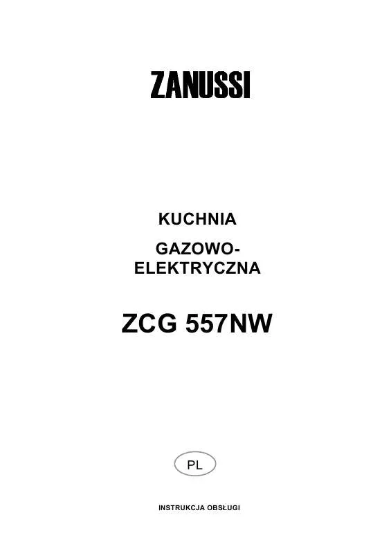 Mode d'emploi ZANUSSI ZCG557NW