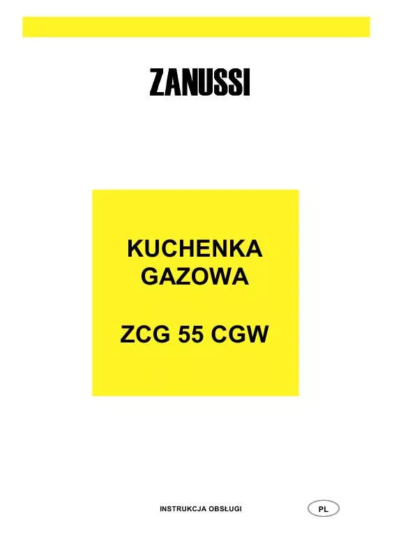 Mode d'emploi ZANUSSI ZCG55CGW