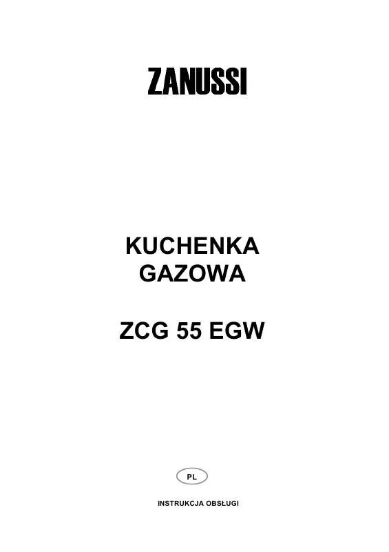 Mode d'emploi ZANUSSI ZCG55EGW