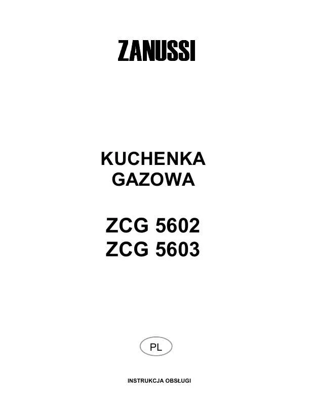 Mode d'emploi ZANUSSI ZCG5603