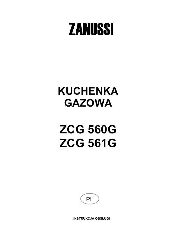 Mode d'emploi ZANUSSI ZCG561GW