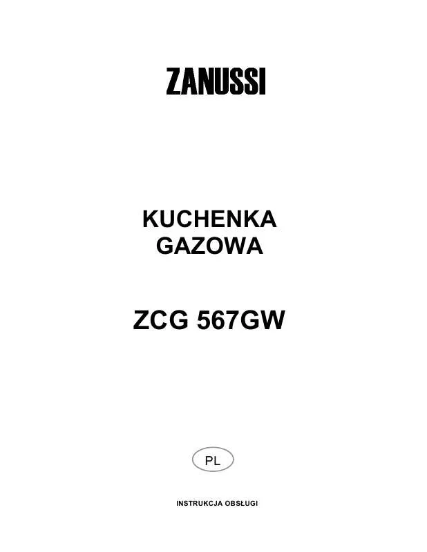 Mode d'emploi ZANUSSI ZCG567GW