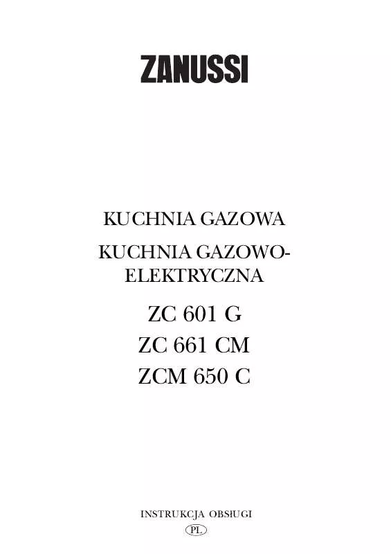 Mode d'emploi ZANUSSI ZCM650C/PL