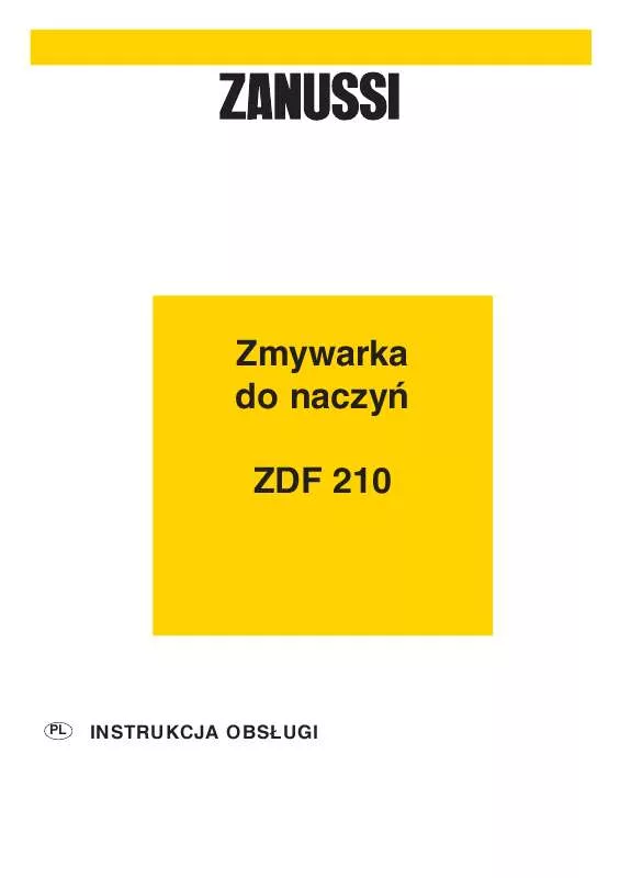 Mode d'emploi ZANUSSI ZDF210