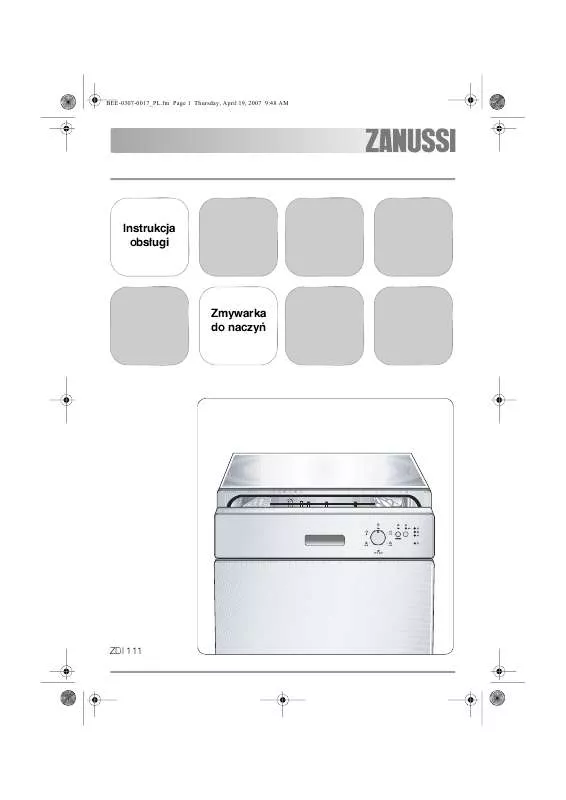 Mode d'emploi ZANUSSI ZDI111X