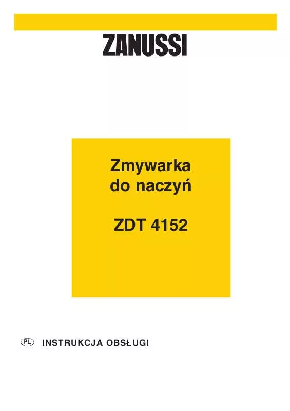 Mode d'emploi ZANUSSI ZDT4152