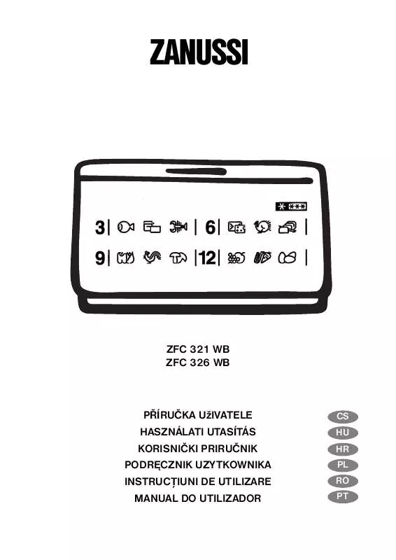 Mode d'emploi ZANUSSI ZFC321WB