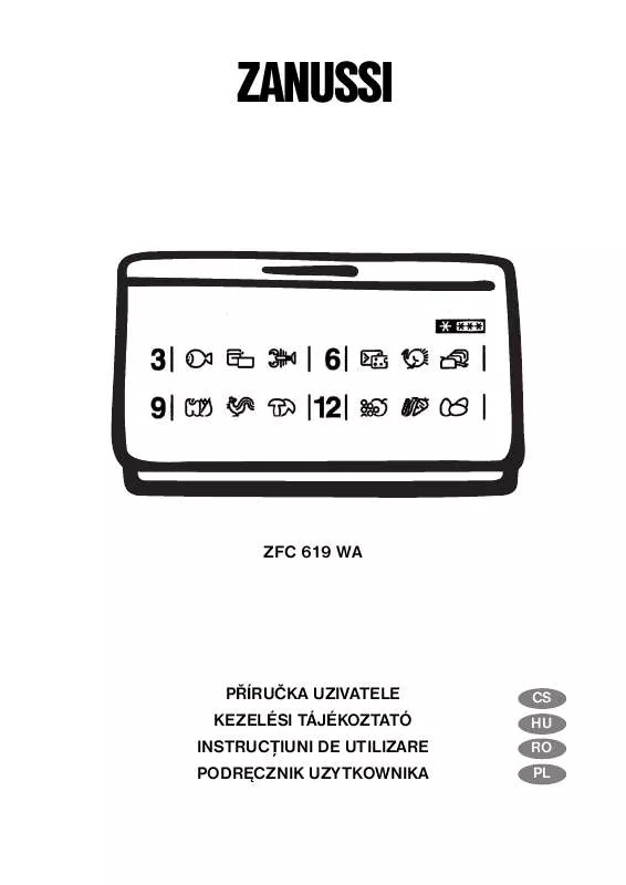 Mode d'emploi ZANUSSI ZFC619WA