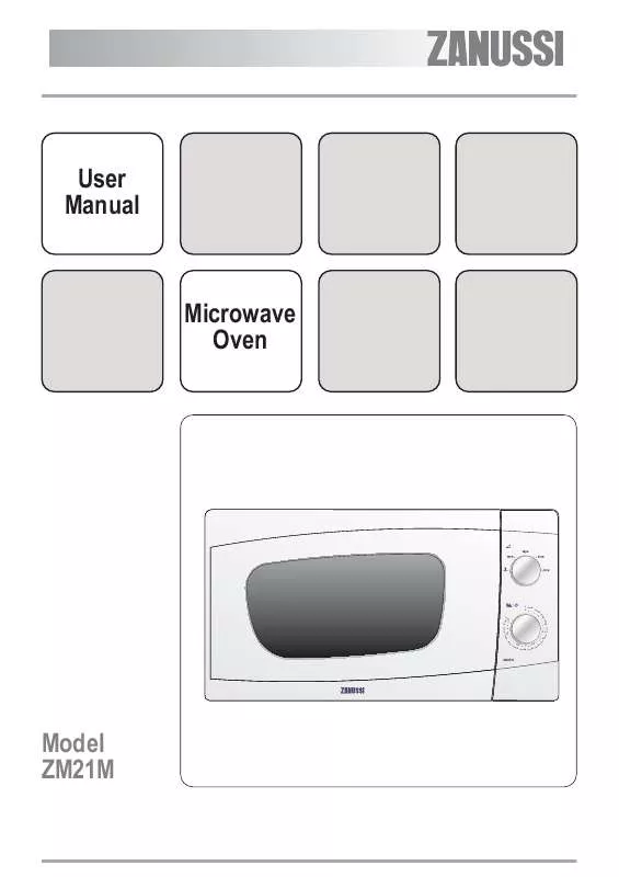 Mode d'emploi ZANUSSI ZM21M