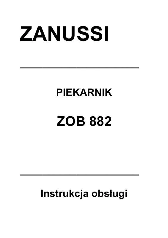 Mode d'emploi ZANUSSI ZOB882QW