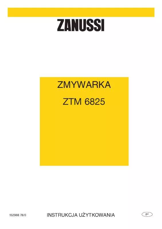 Mode d'emploi ZANUSSI ZTM6825