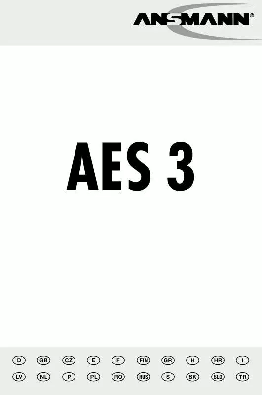 Mode d'emploi ZEROWATT AES 3